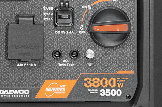 Inverter Petrol Generator DAEWOO GDA 4500SEi