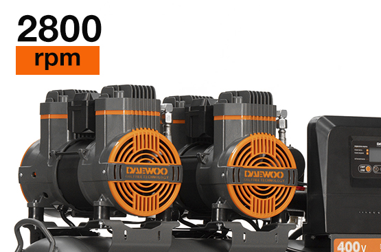 Oil Free Air Compressor  DAEWOO DAC 1000S