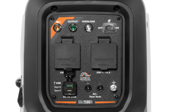 Invertora benzīna ģenerators DAEWOO GDA 2500Si