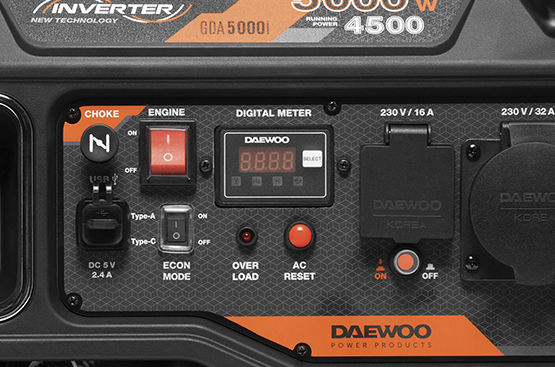 Inverter Petrol Generator DAEWOO GDA 5000i