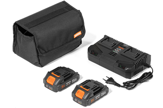 Akumuliatorinis lapų pūstuvas-siurblys DAEWOO DABL 9042Li SET