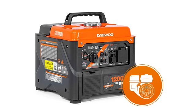 Invertora benzīna ģenerators DAEWOO GDA 1400i
