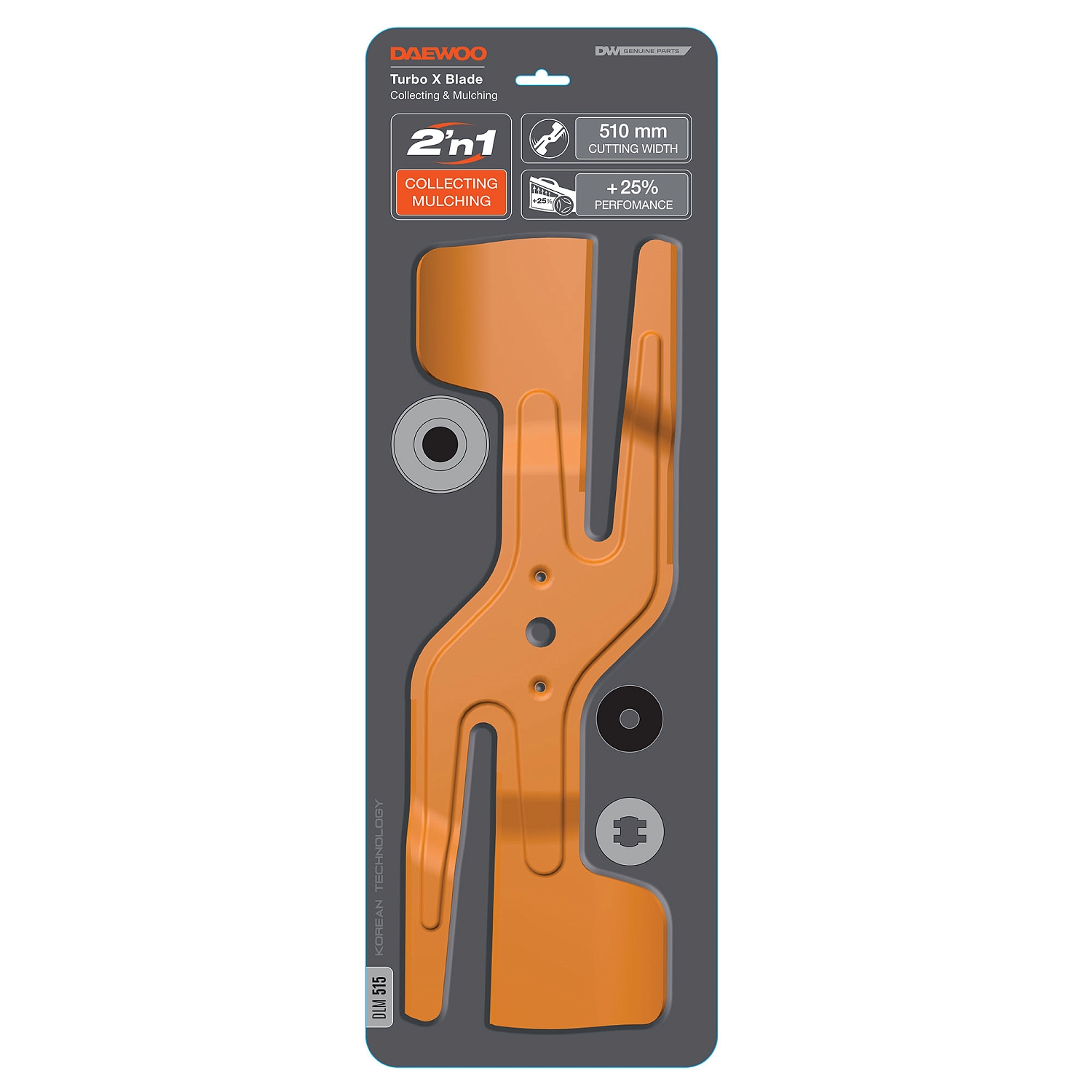 Zāles pļāvēja asmens DLM 515