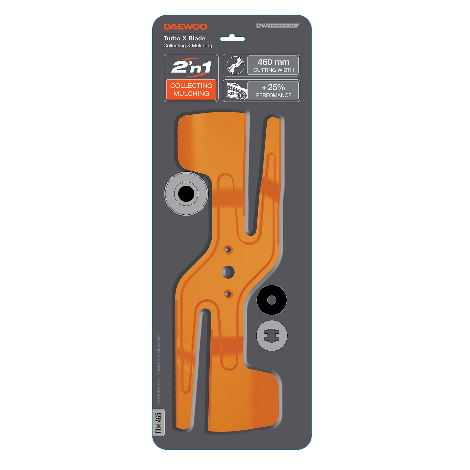 Zāles pļāvēja asmens DLM 465