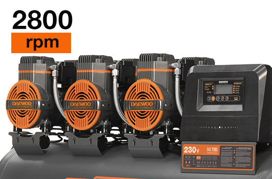 Bezeļļas kompresors DAEWOO DAC 720S