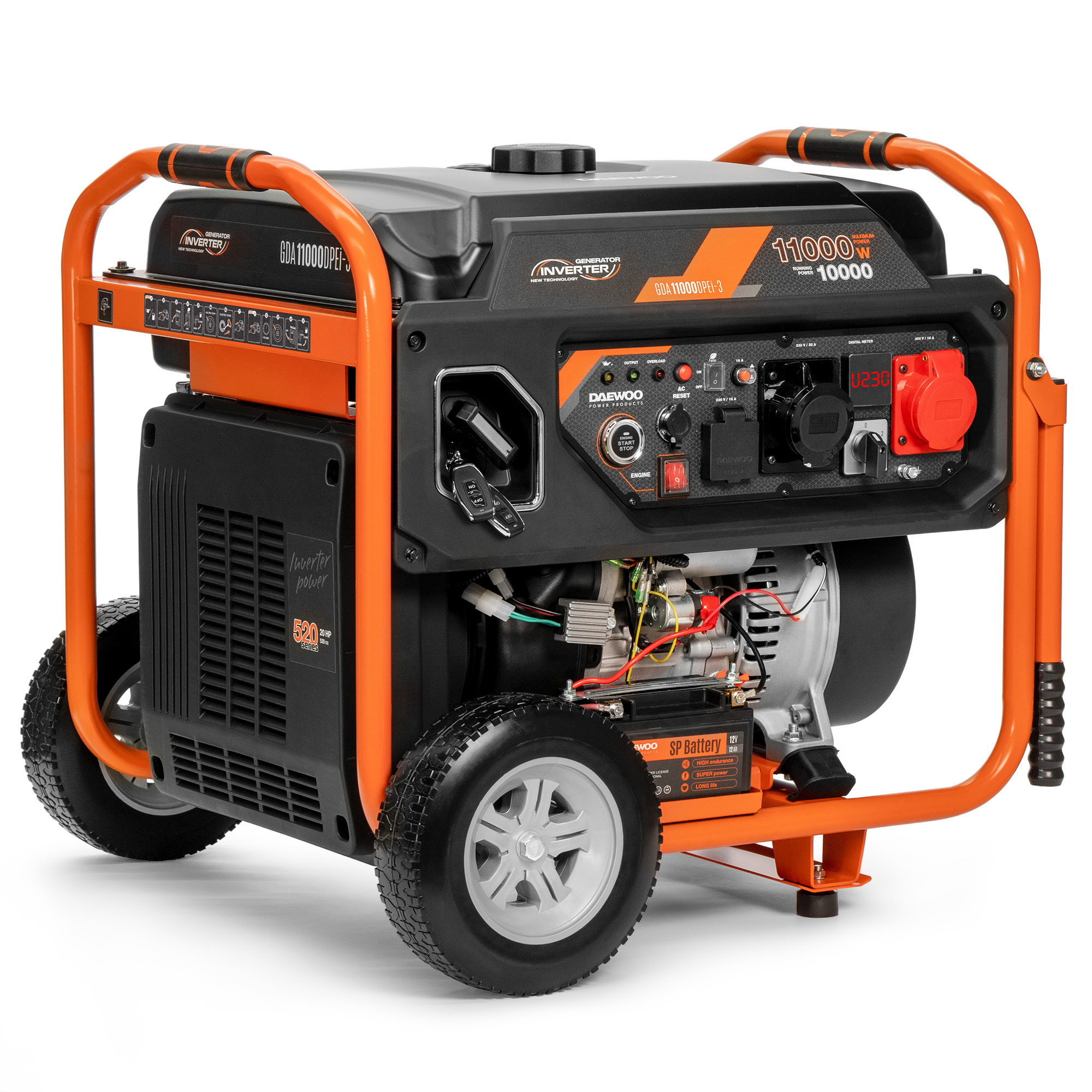 Inverter Petrol Generator DAEWOO GDA 11000DPEi-3