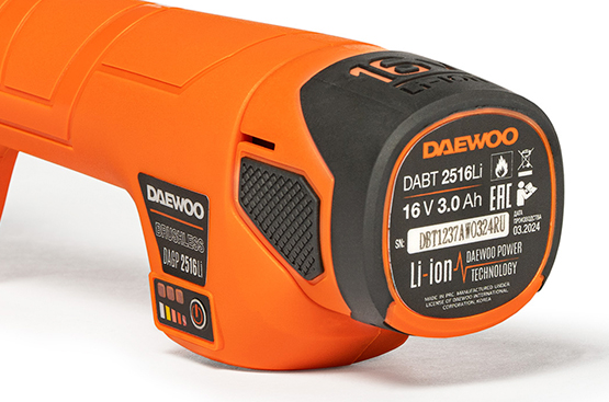 Battery secateur DAEWOO DAGP 2516Li SET