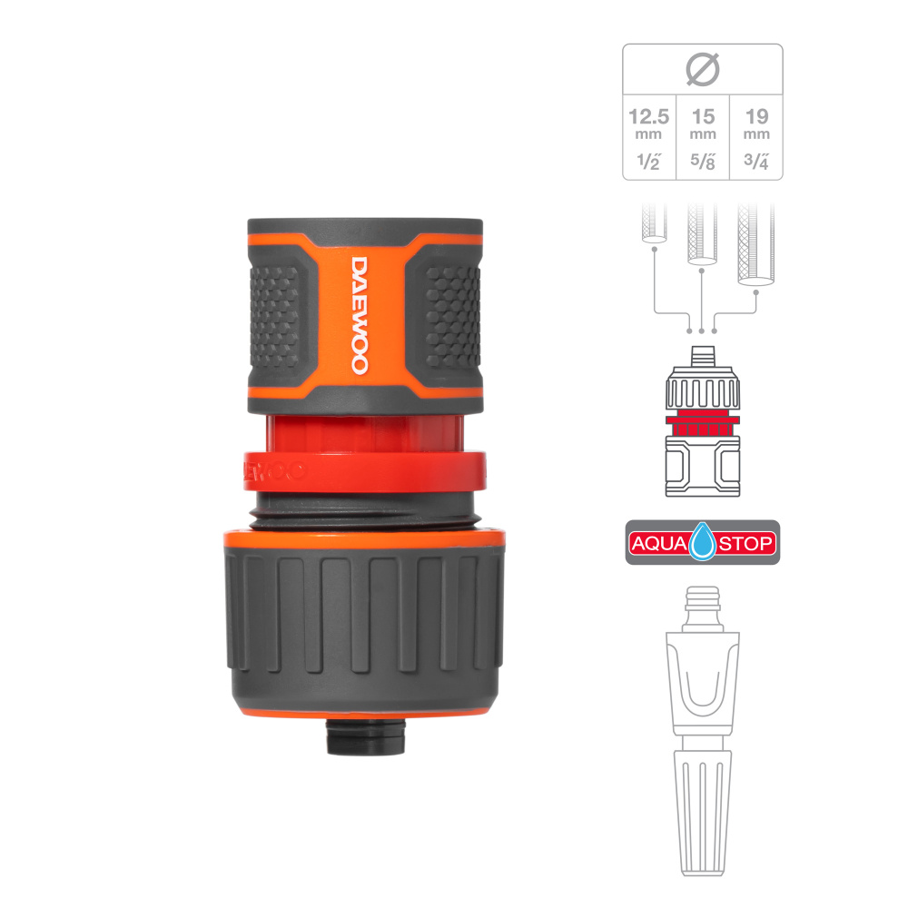 Universal Hose Quick Connector with aquastop  DAEWOO DWC 2500