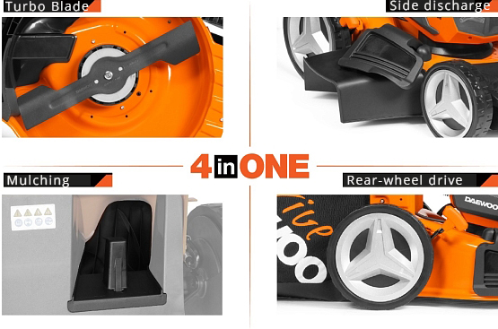 Battery Lawn Mower DAEWOO DLM 5042Li-S SET