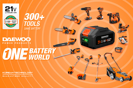 Battery tiller DAEWOO DAT 3042Li SET