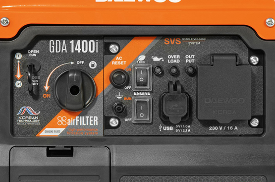 Invertora benzīna ģenerators DAEWOO GDA 1400i