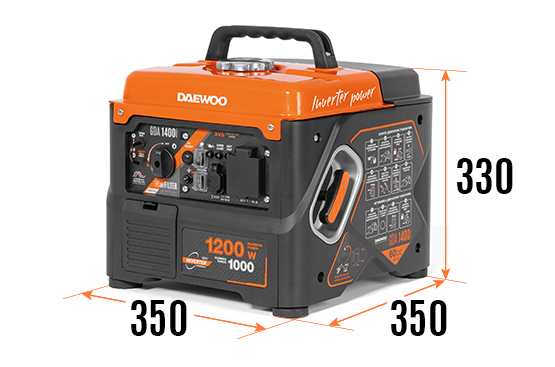 Invertora benzīna ģenerators DAEWOO GDA 1400i