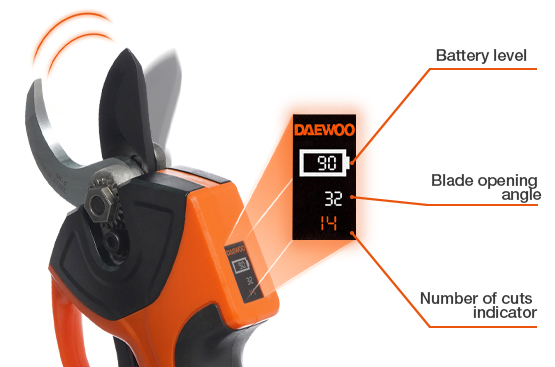 Battery secateur DAEWOO DAGP 3216Li SET