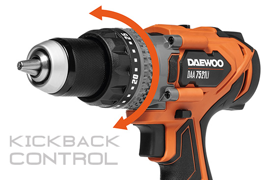 Cordless Drill DAEWOO DAA 7521Li SET