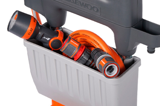 Akumuliatorinis vežimėlis su žarna  DAEWOO DWR 4021Li Set