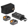 The snowplow is rechargeable DAST 5542Li SET