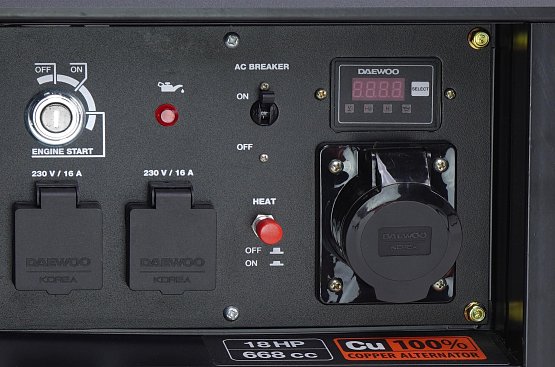 Diesel Generator DDAE 11000XE + Automatic Transfer Switch DAEWOO ATS15-DDAE .