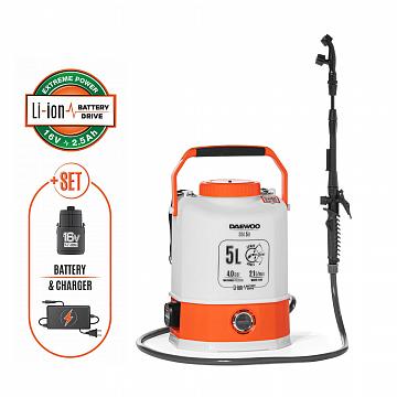 Battery sprayer DAEWOO DSA 5Li SET