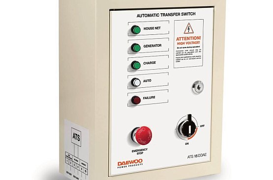 Diesel Generator DDAE 11000XE + Automatic Transfer Switch DAEWOO ATS15-DDAE .